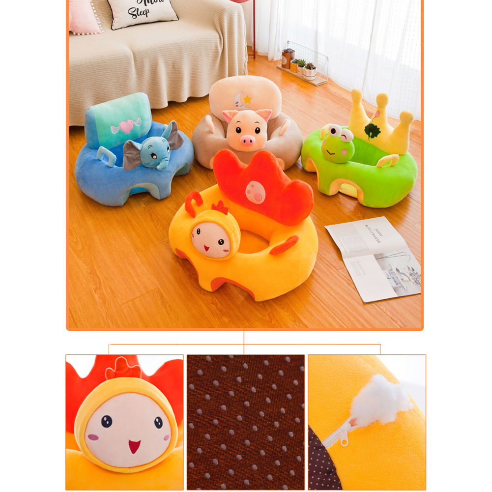 thumbnail image 3 of Cubierta Almohada Aprendizaje Portátil para Sentarse Baby Soft Toys Sin PP Algodón Solo funda de cuero (algodón no incluido), 3 of 9